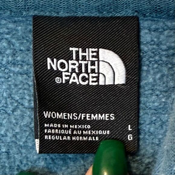 The North Face Patch Logo Kangaroo Hoodie Sweatshirt Women's Large - Picture 6 of 11